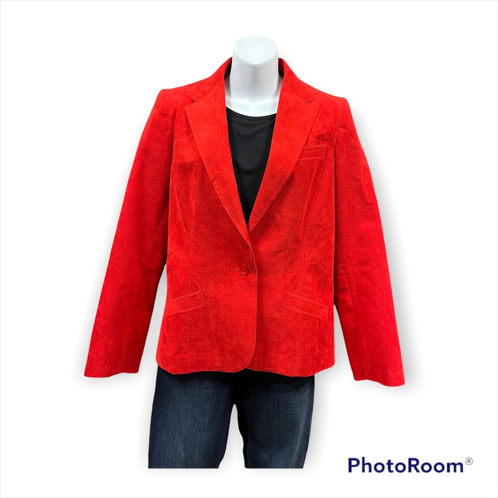 Vintage Red Blazer
